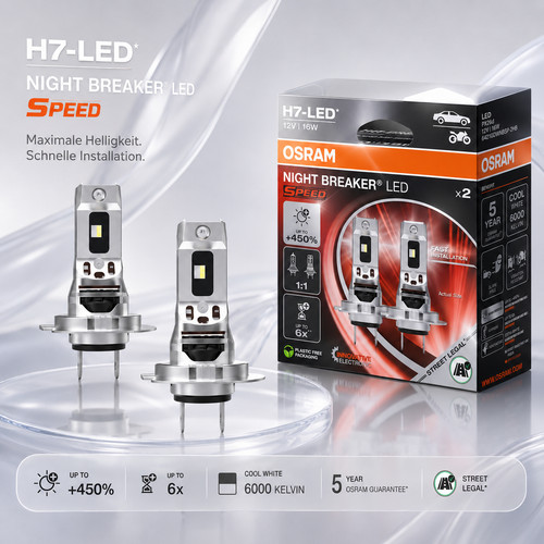 Osram led speed - h7, 450