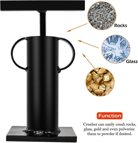 Rock crusher frit - maker, glass
