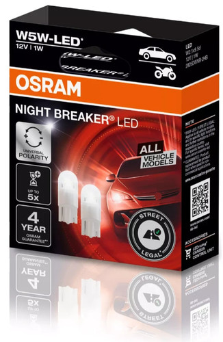 Osram night breaker led w5w - night,