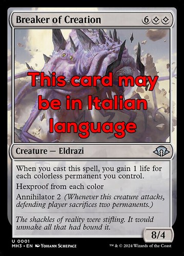 Mtg breaker creation - of,